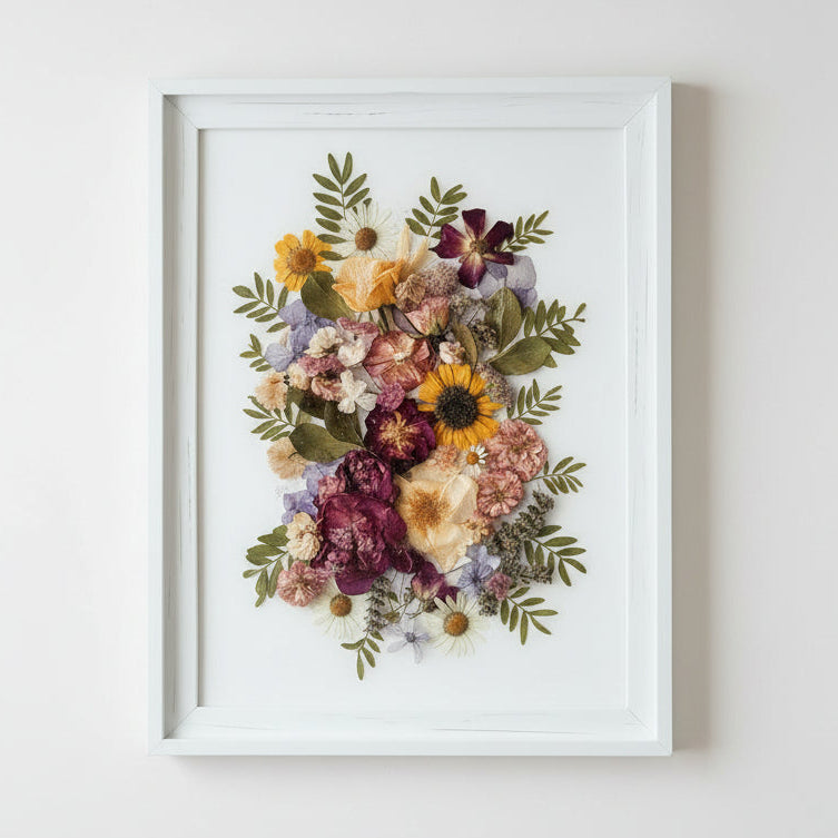 Quadro con Fiori Veri della Maremma - Regalo Speciale