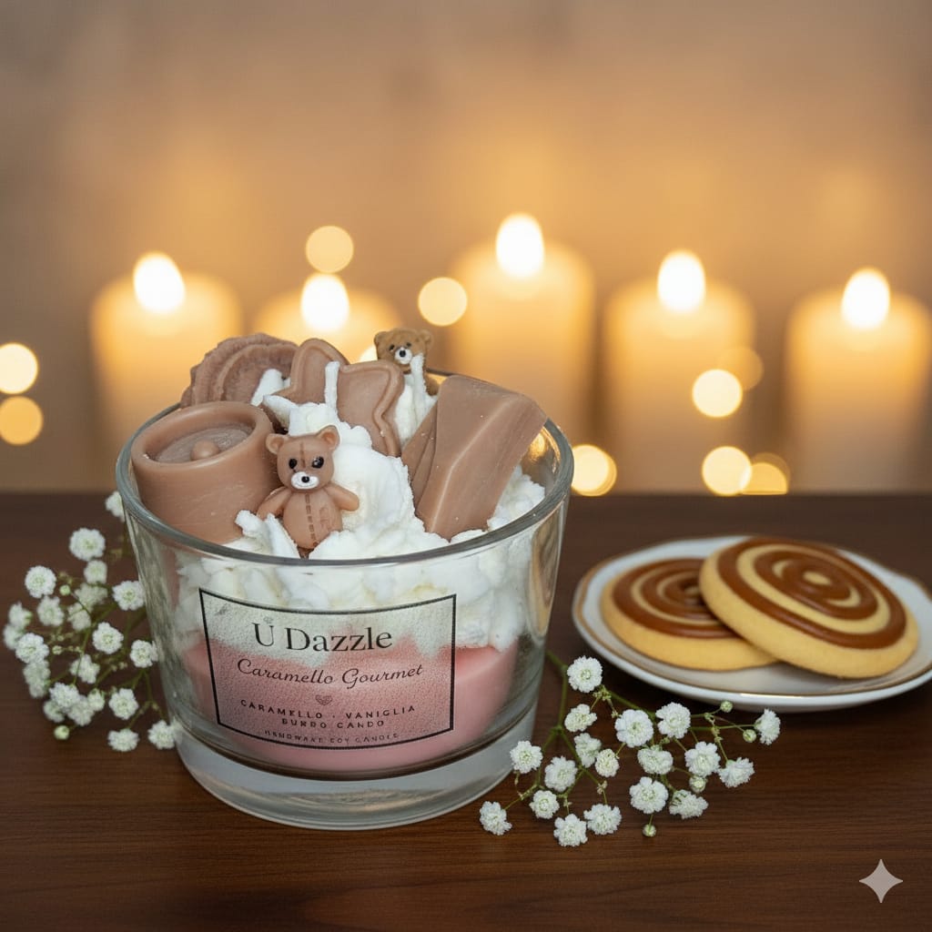 Candela Gourmet Caramello - Decorazioni Removibili