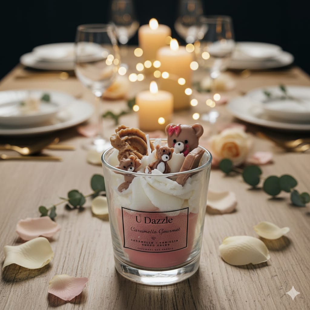 Candela Gourmet Caramello - Decorazioni Removibili